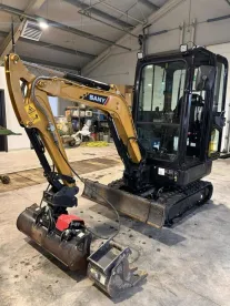 SANY SY18C Gumiláncos minikotró Évjárat: 2025 Újszerű, 231 üzemórával