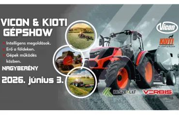 VICON-KIOTI Gépshow Nagyberény