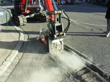 Simex felületmarók hidraulikus adapter kotrógépre szerelhető felületmaró 12