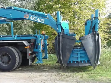 Optimal 2200 rakodóhoz, teherautóhoz fakiemelő adapter