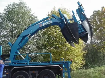 Optimal 2200 rakodóhoz, teherautóhoz fakiemelő adapter 6