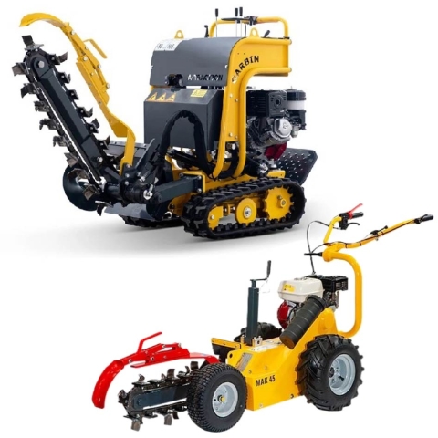 Árokásó adapterek és gépek